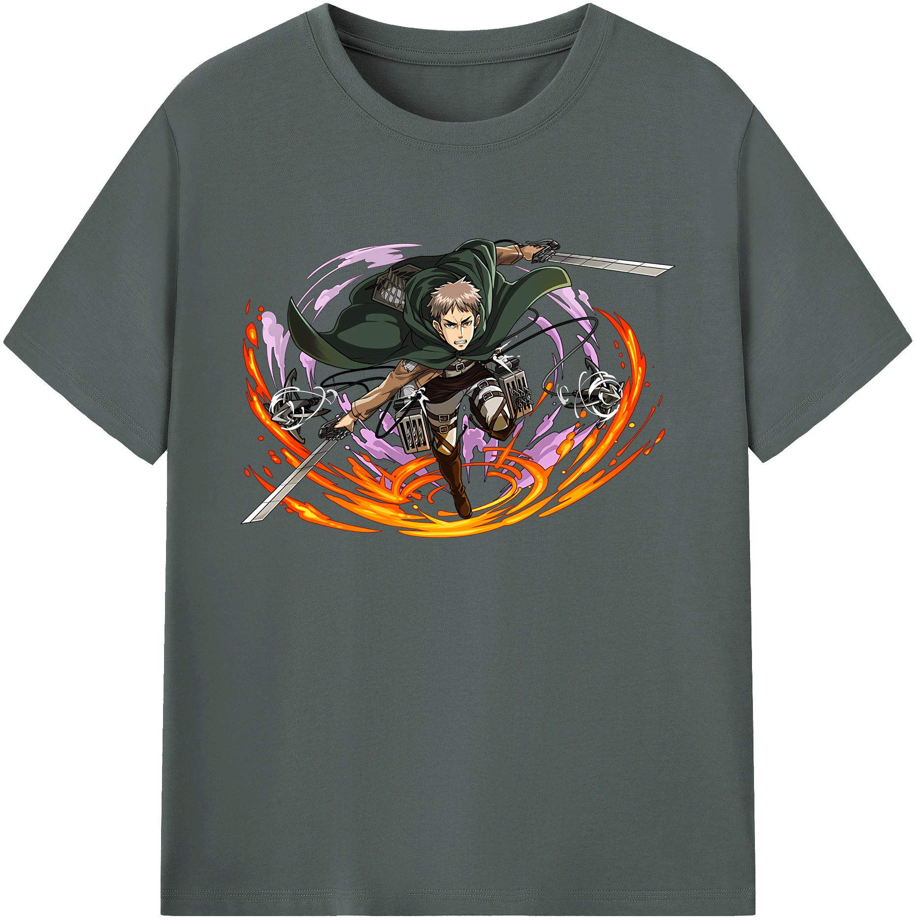 （画像用） 進撃の巨人 ジャン・キルシュタイン Attack on Titan Jean Kirstein 綿100％ メンズ半袖Tシャツ｜肌触りやわらか＆通気性